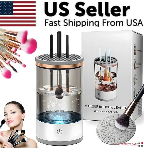Automatic Brush Cleaner Electric Makeup Brush Cleaning Machine Fast Clean Dryer