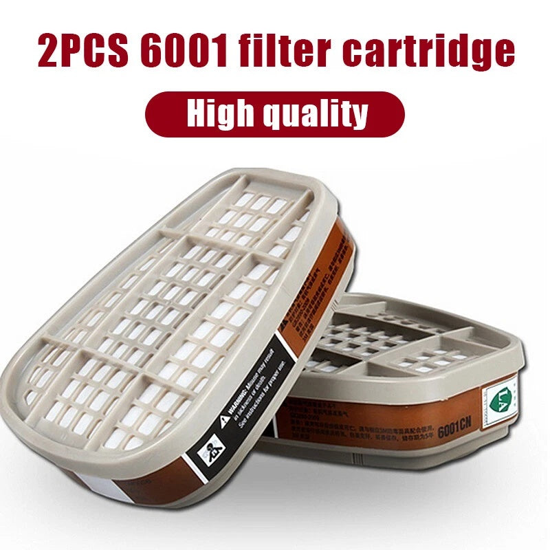 6800 Full Face Gas Mask 15 IN 1 Chemical Vapor Paint Spray Respirator With Filter