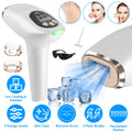 3 In 1 Ice Cooling Laser Hair Removal Painless Permanent At-Home IPL Hair Removal With 999,999 Flashes 9 Energy Levels 2 Modes For Armpits Legs Arms Bikini Line
